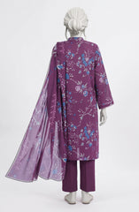 PRINTED LAWN STITCHED 3 PIECE