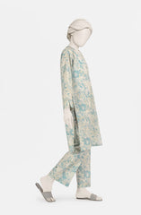 PRINTED CAMBRIC STITCHED 2 PIECE