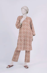 PRINTED CAMBRIC STITCHED 2 PIECE