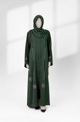 ROSES EMBROIDERY ABAYA