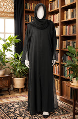 HADEED EMBROIDRED SIDE PANEL ABAYA