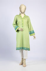 SUMMER'23 GREEN FOREST STITCHED 1PC KURTI
