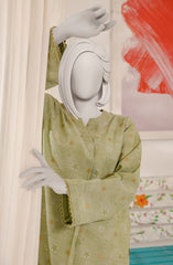 JACQUARD WOMEN STITCHED 1PC KURTI