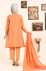 JACQUARD WOMEN STITCHED 3PC SUIT