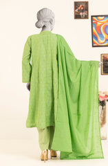 ZARI JACQUARD STITCHED 3 PIECE