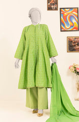 ZARI JACQUARD STITCHED 3 PIECE