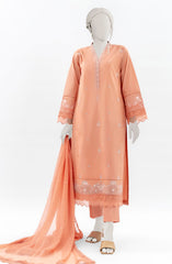 EMBROIDERED 3PC UNSTITCHED