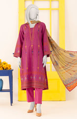 PRINTED LAWN STITCHED 3 PIECE