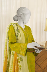 WINTER'24 PRINTED WOMEN STITCHED 3PC SUIT