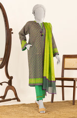 PRINTED LAWN STITCHED 3 PIECE