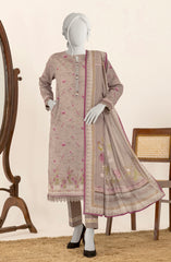 WINTER'24 PRINTED WOMEN STITCHED 3PC SUIT
