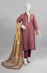 SUMMER'23 EDITION 2.0 TROPICAL BASE PRINTED LAWN 3PC UNSTITCHED