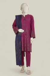 JACQUARD 3PCS UNSTITCHED