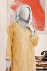 EMBROIDERED CAMBRIC STITCHED 3 PIECE