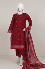 EMBROIDERED 3PC UNSTITCHED