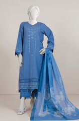 EMBROIDERED 3PC UNSTITCHED