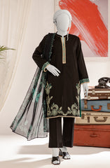 EMBROIDERED WOMEN STITCHED 3PC SUIT