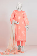 EMBROIDERED 3PC UNSTITCHED