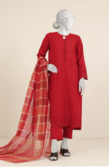 EMBROIDERED 3PC UNSTITCHED