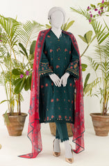 EMBROIDERED 3PC UNSTITCHED