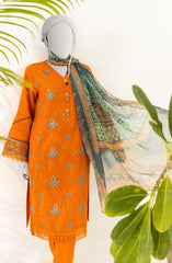 EMBROIDERED 3PC UNSTITCHED