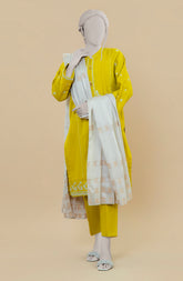 EMBROIDERED JACQUARD STITCHED 3 PIECE