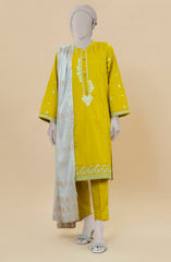 EMBROIDERED JACQUARD STITCHED 3 PIECE