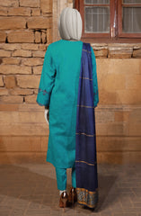 EMBROIDERED JACQUARD STITCHED 3 PIECE