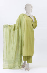 EMBROIDERED JACQUARD STITCHED 3 PIECE