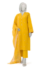 EMBROIDERED JACQUARD STITCHED 3 PIECE