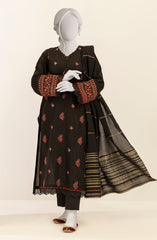 EMBROIDERED 3PC UNSTITCHED