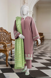 EMBROIDERED 3PC UNSTITCHED