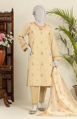 EMBROIDERED WOMEN STITCHED 3PC SUIT
