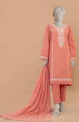 WINTER'24 EMBROIDERED ZARI TAAR 3PCS UNSTITCHED