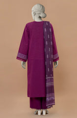 EMBROIDERED ZARI TAAR 3PCS UNSTITCHED