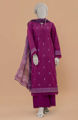 EMBROIDERED ZARI TAAR 3PCS UNSTITCHED