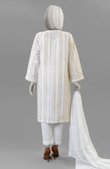 EMBROIDERED WOMEN STITCHED 3PC SUIT