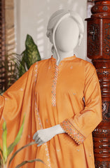 EMBROIDERED CAMBRIC STITCHED 3 PIECE