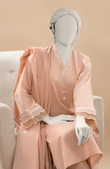 EMBROIDERED CAMBRIC STITCHED 3 PIECE