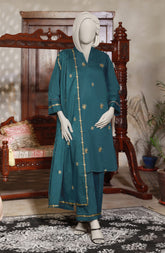 WINTER'24 EMBROIDERED WOMEN STITCHED 3PC SUIT