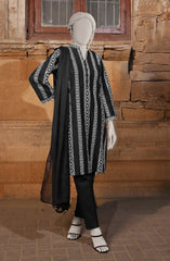 EMBROIDERED CAMBRIC STITCHED 3 PIECE