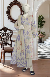 PRINTED LAWN 3PCS UNSTITCHED