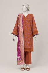 PRINTED LAWN 3PCS UNSTITCHED