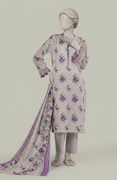 PRINTED LAWN 3PCS UNSTITCHED