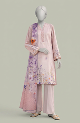 PRINTED LAWN 3PCS UNSTITCHED