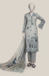 PRINTED LAWN 3PCS UNSTITCHED