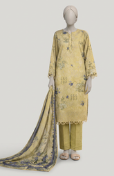PRINTED LAWN 3PCS UNSTITCHED