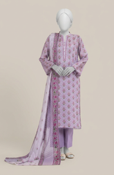 PRINTED LAWN 3PCS UNSTITCHED