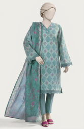 PRINTED LAWN 3PCS UNSTITCHED