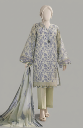 PRINTED LAWN 3PCS UNSTITCHED
